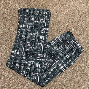 Courtenay Gray/ Black block patch high waste/ wide legs pants - Size medium Tall